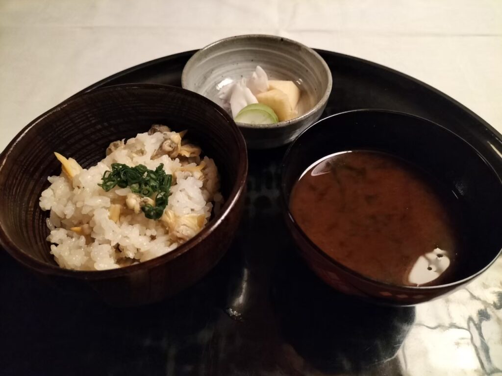 深川飯と香物